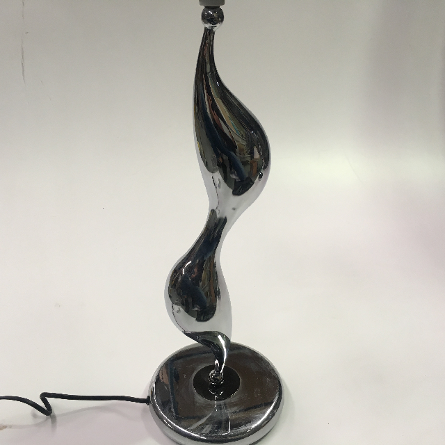 LAMP, Base (Table) - Contemp Chrome Wave 50cmH